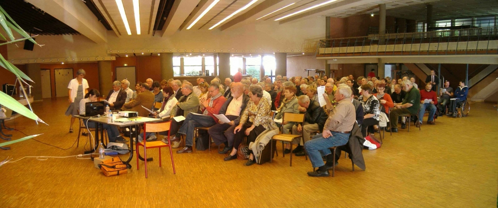 Réunion de fusion à Pontivy (Photo Canaux de Bretagne)