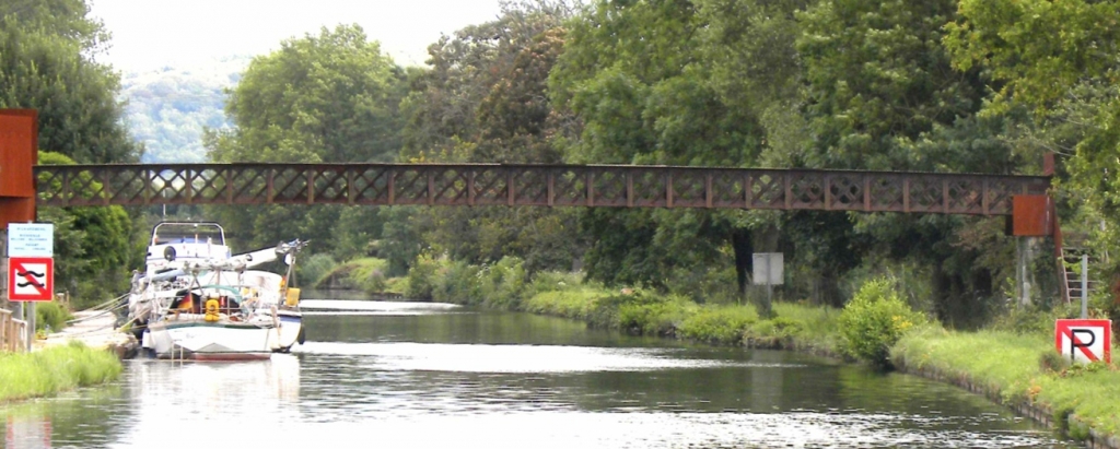 La passerelle de la halte de Richardménil (Photo PJL)