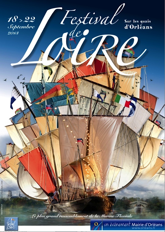 L'affiche 2013 du Festival de Loire à Orléans