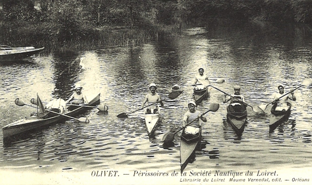 Les périssoires de la société nautique du Loiret