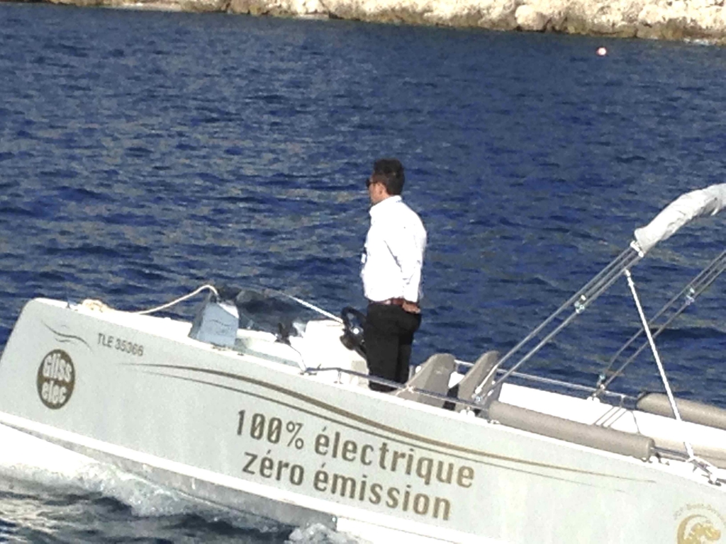 Le Zéphyr de "Naviwatt" motorisé par Torqeedo (Photo K.Desmond)