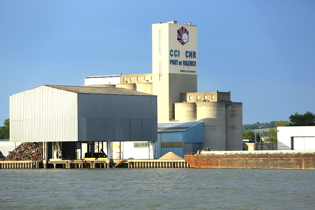 Le port de Valence (Photo CCI de la Drôme)