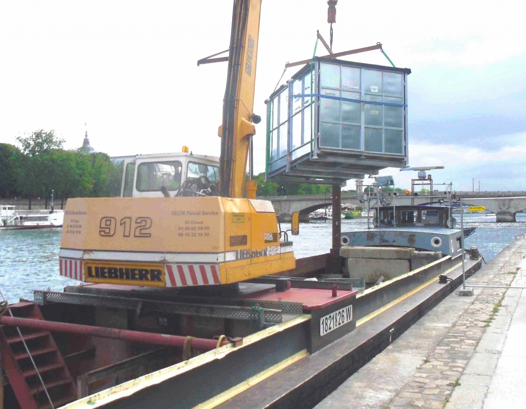 Container multimodal "Ludeb" (Photo : Port de Paris)