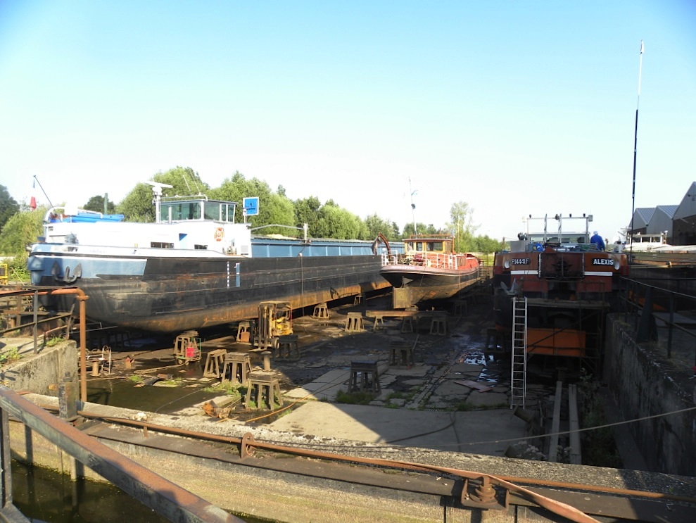 La cale du chantier naval Plaquet en août 2012 (Photo PJL)