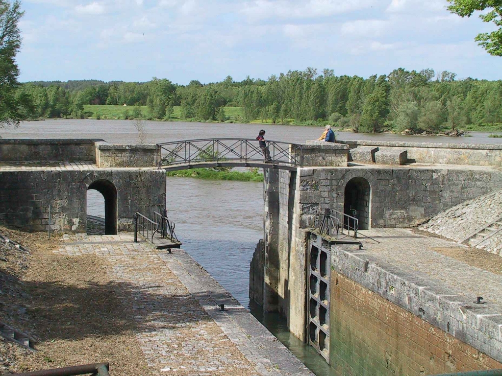 Écluse de Mantelot (Photo V.Brancotte)