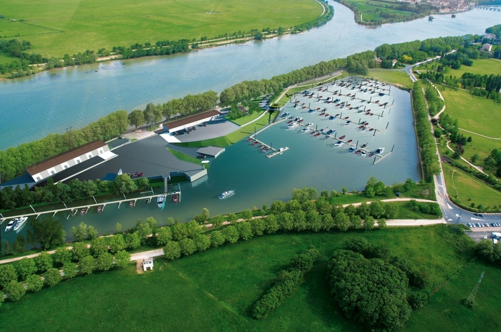 Le nouveau port de Mâcon (Photo Carré-Visuel)