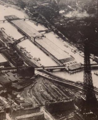 Projet d'aéroport sur une île parisienne (Fonds "André Lurçat" - Photo Duquelu)