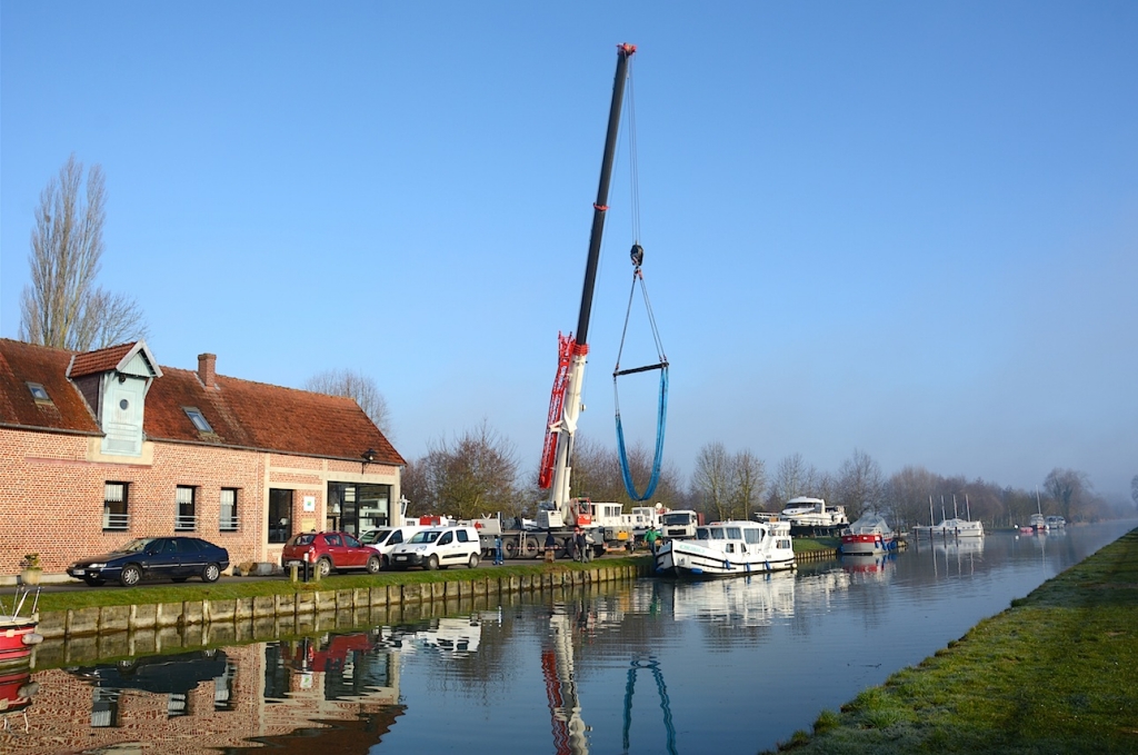 Le port de Cappy sur la Somme (Photo : Mairie de Cappy)