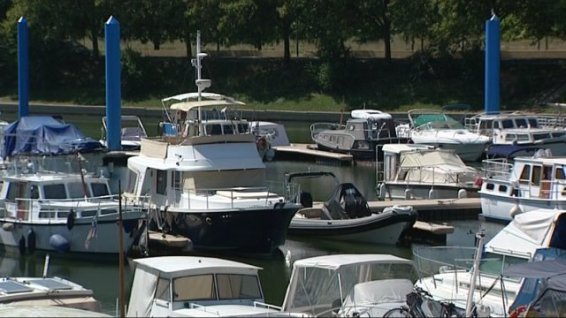 Le port de Mâcon (photo extraite du reportage France 3 d’Amira Bouziri, Anthony Borlot et Carlos Zappala)