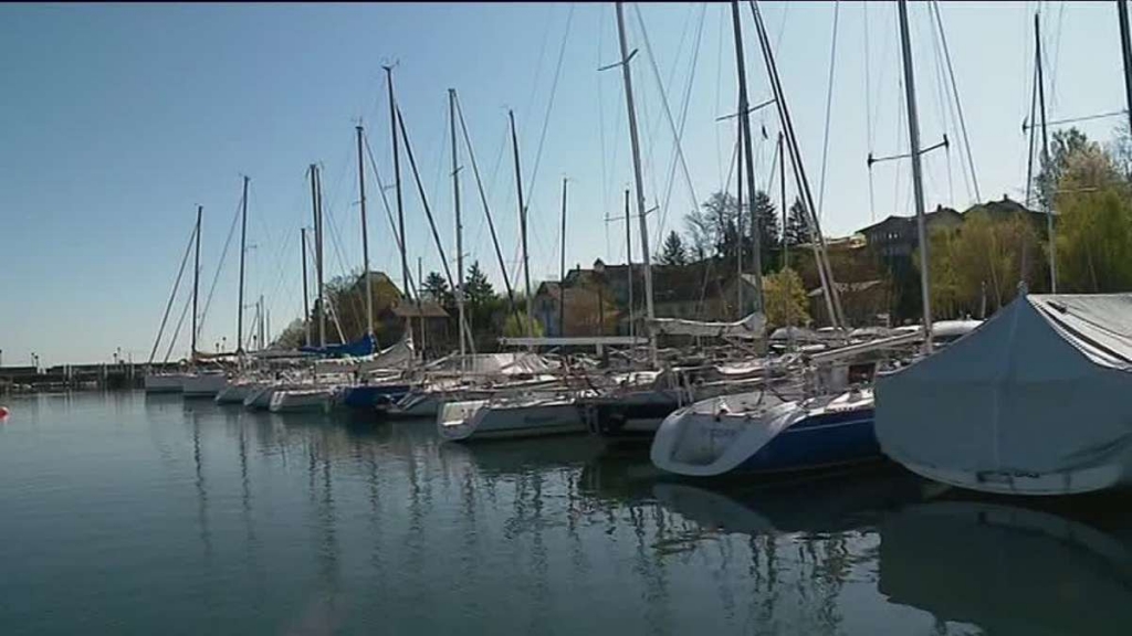 Les ports du lac Léman affichent déjà tous complets ! (Photo extraite du site de France 3)