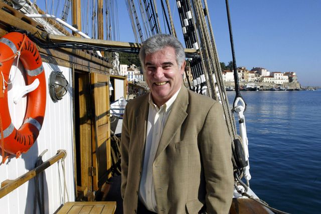 Georges Pernoud présentait Thalassa depuis 1975 (Photo AFP / Raymond Roig)