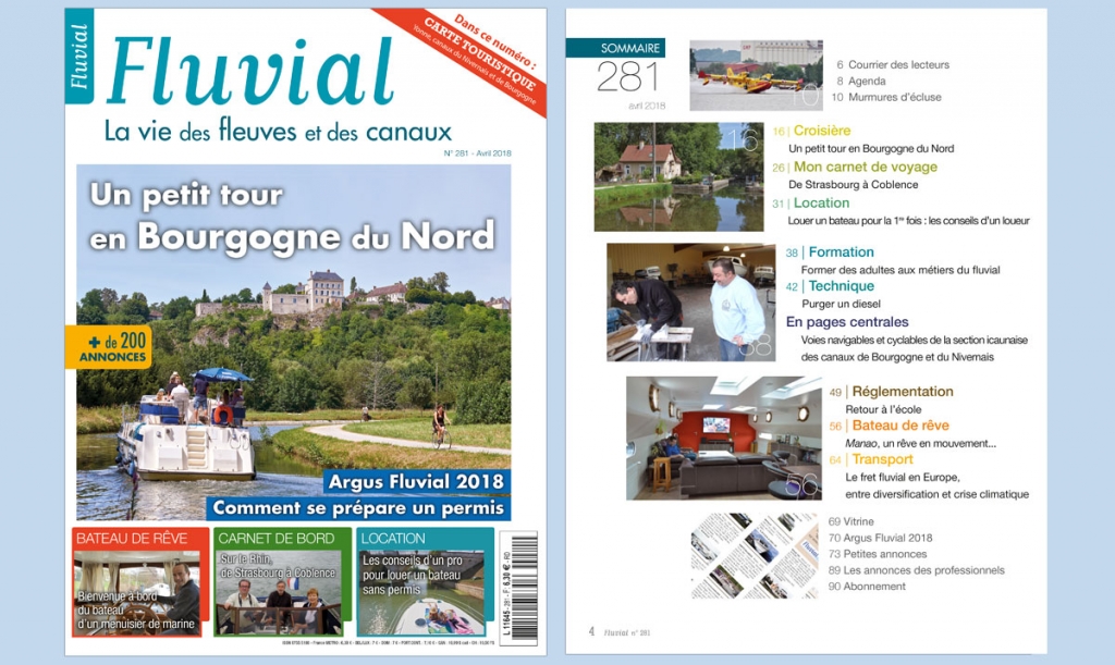 Couverure du n°281 de Fluvial