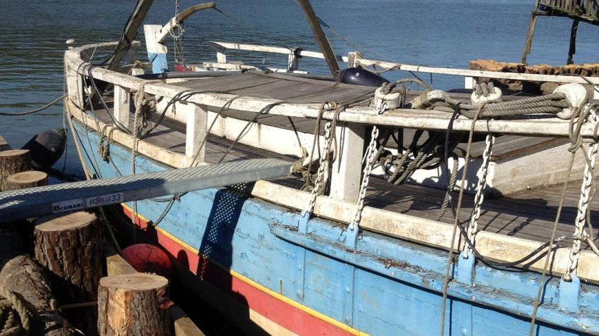 La gabare "Les deux frères", aux chantiers de Tramasset, au Tourne - (Photo Conseil départemental de Gironde)