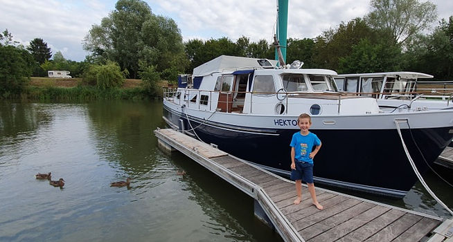 Les vacances de Lorick à bord d'Hektor (photo tirée du blog "Le voyage d'Hektor")