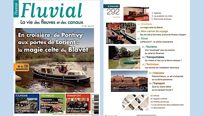 Couverture et sommaire - Fluvial n°292