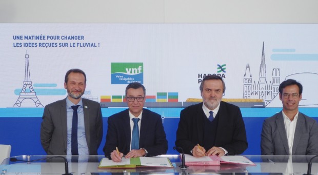 Une nouvelle convention entre VNF et Haropa Port pour le développement du transport fluvial (Photo D.R.)