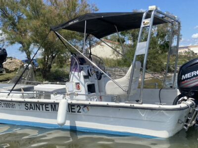 Open Carolina SKIFF DLX1965 motorisation MERCURY  80 CV 4tps