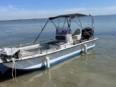 Open Carolina SKIFF DLX1965 motorisation MERCURY  80 CV 4tps