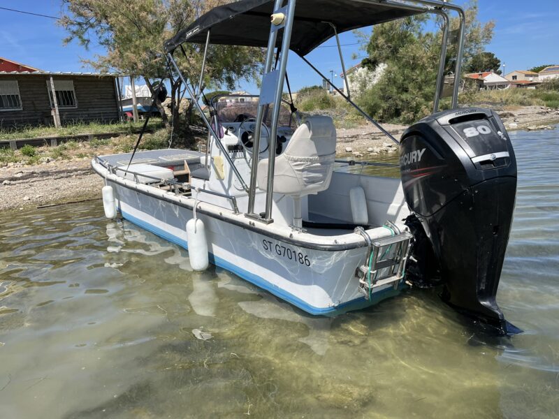 Open Carolina SKIFF DLX1965 motorisation MERCURY 80 CV 4tps