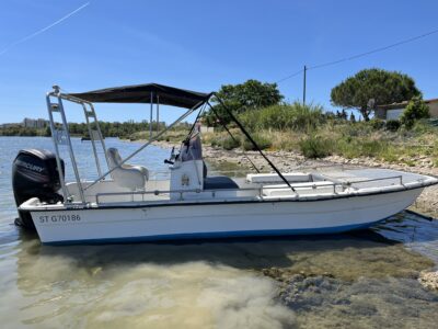 Open Carolina SKIFF DLX1965 motorisation MERCURY  80 CV 4tps