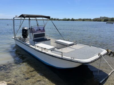 Open Carolina SKIFF DLX1965 motorisation MERCURY  80 CV 4tps
