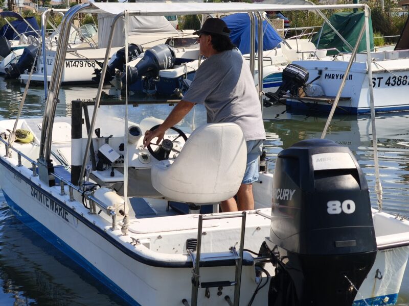 Open Carolina SKIFF DLX1965 motorisation MERCURY 80 CV 4tps