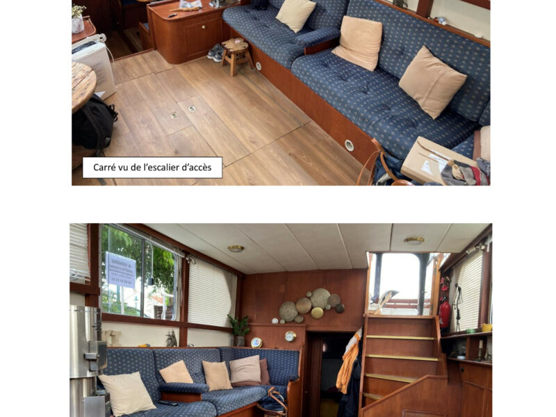 MANIFIQUE UNITE A VIVRE ET A NAVIGUER - Vedette hollandaise Columbus Bakdekkruiser - 12,50 x 3,95