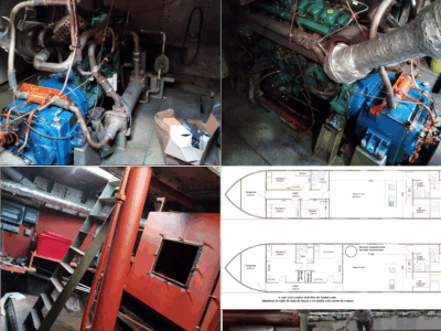 📌 Péniche 29,5 m x 5 m – Projet habitation/activité – Navigation immédiate – Canal du Midi – CC 2027