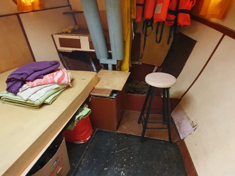 Ancien remorqueur converti en plaisance