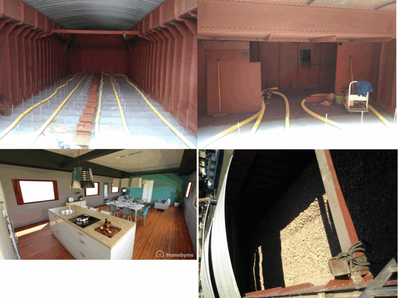 📌 Péniche 29,5 m x 5 m – Projet habitation/activité – Navigation immédiate – Canal du Midi – CC 2027