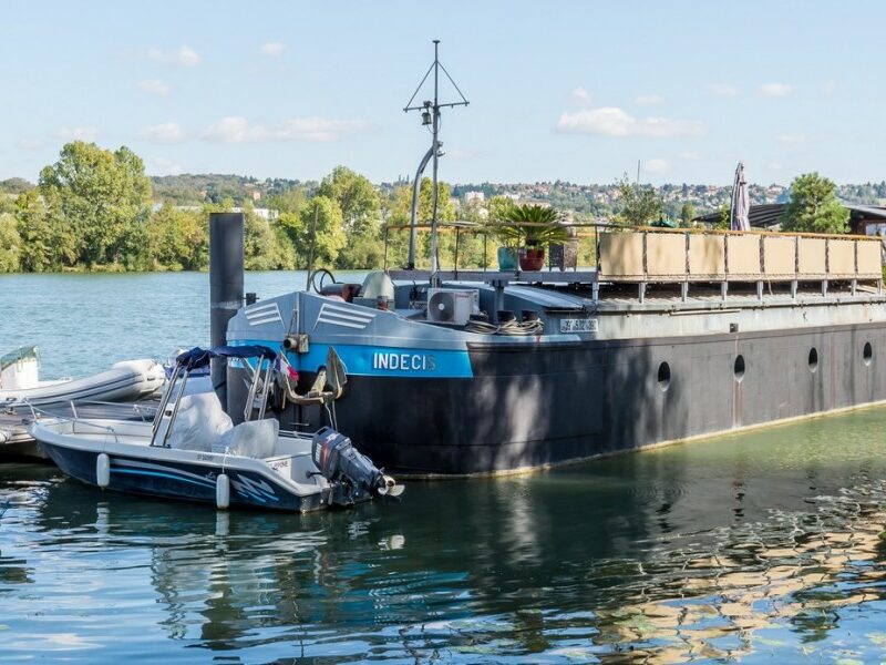 Magnifique péniche habitable F5 - 200m² - Saint Germain au mont d'or