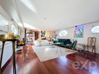 Magnifique péniche habitable F5 - 200m² - Saint Germain au mont d'or