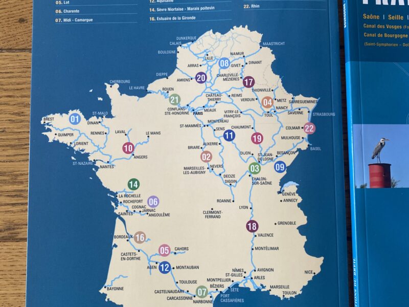 Carte des Canaux de France | Bateau fluvial