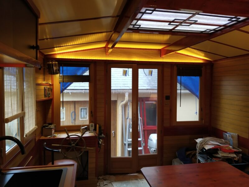 Houseboat 11,59 x 4,39 - construction à terminer